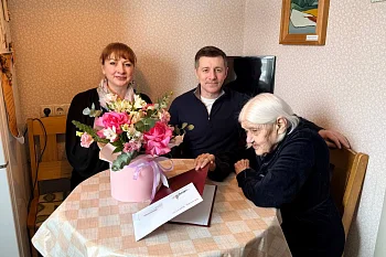 Ветеран Великой Отечественной войны и бывший врач-педиатр Детской областной больницы отмечает 101-летие