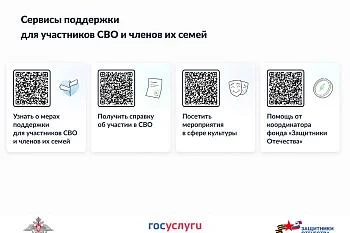 Сервисы поддержки для участников СВО и членов их семей