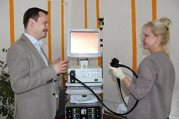 Врачи-эндоскописты прошли обучение на новейшем оборудовании Врачи-эндоскописты прошли обучение на новейшем оборудовании