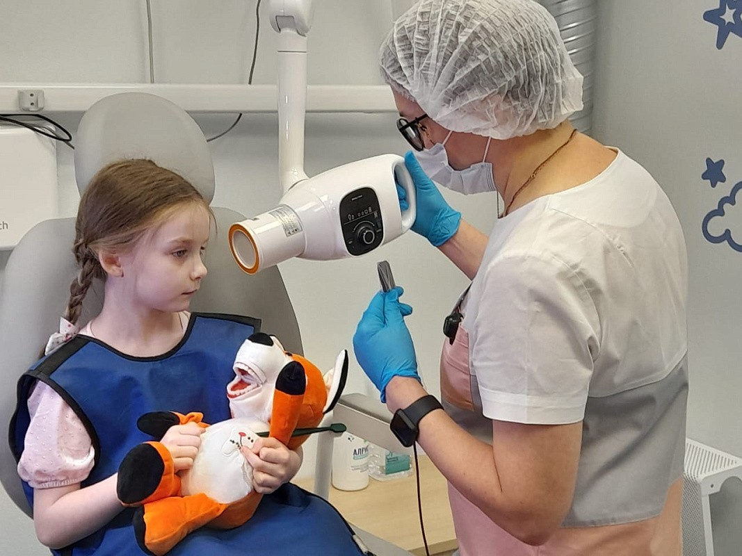 В Городской детской стоматологической поликлинике заработал новый дентальный рентген-аппарат